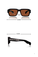 Jodykoes Legacy Square Sunglasses – UV400 Polarized - JK-SG-10817-C2