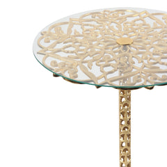 De Maison Decor Aurum Marble Table - Gold