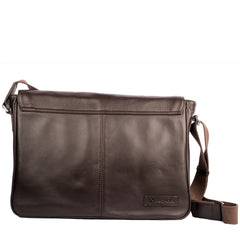 ARCADIO BUSINESS BARON Authentic Indian Leather Laptop Bag/Office Bag/Messenger Bag for Men and Women. Fits Upto 16 inch Laptop.