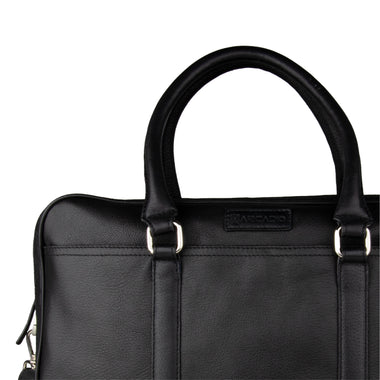 ARCADIO BROOKWILL Authentic Italian Leather Laptop Bag/Office Bag/Messenger Bag for Men and Women