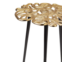 De Maison Decor Sliitherin's end Table -  Gold