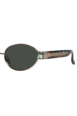 Jodykoes Legacy Metal Oval Sunglasses – UV400 Polarized - JK-SG-10841-C4