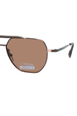 Jodykoes Legacy Metal Square Sunglasses – UV400 Polarized - JK-SG-669835-BROWN