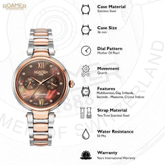 ROAMER Dreamline Multifunction MOP Round Dial Women's Watch- 600821 47 69 50