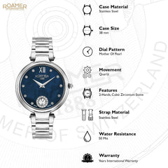 Roamer Aphrodite Quartz Women's Watch -  600843 41 49 50