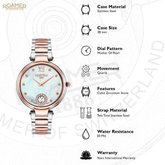 Roamer Aphrodite Quartz Women's Watch -  600843 49 19 50