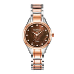 Roamer Venus Analog Brown MOP Round Dial Women's Watch - 600847 47 69 60