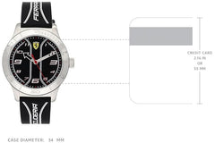 Scuderia Ferrari Academy Quartz Black Round Dial Kid's Watch - 810024