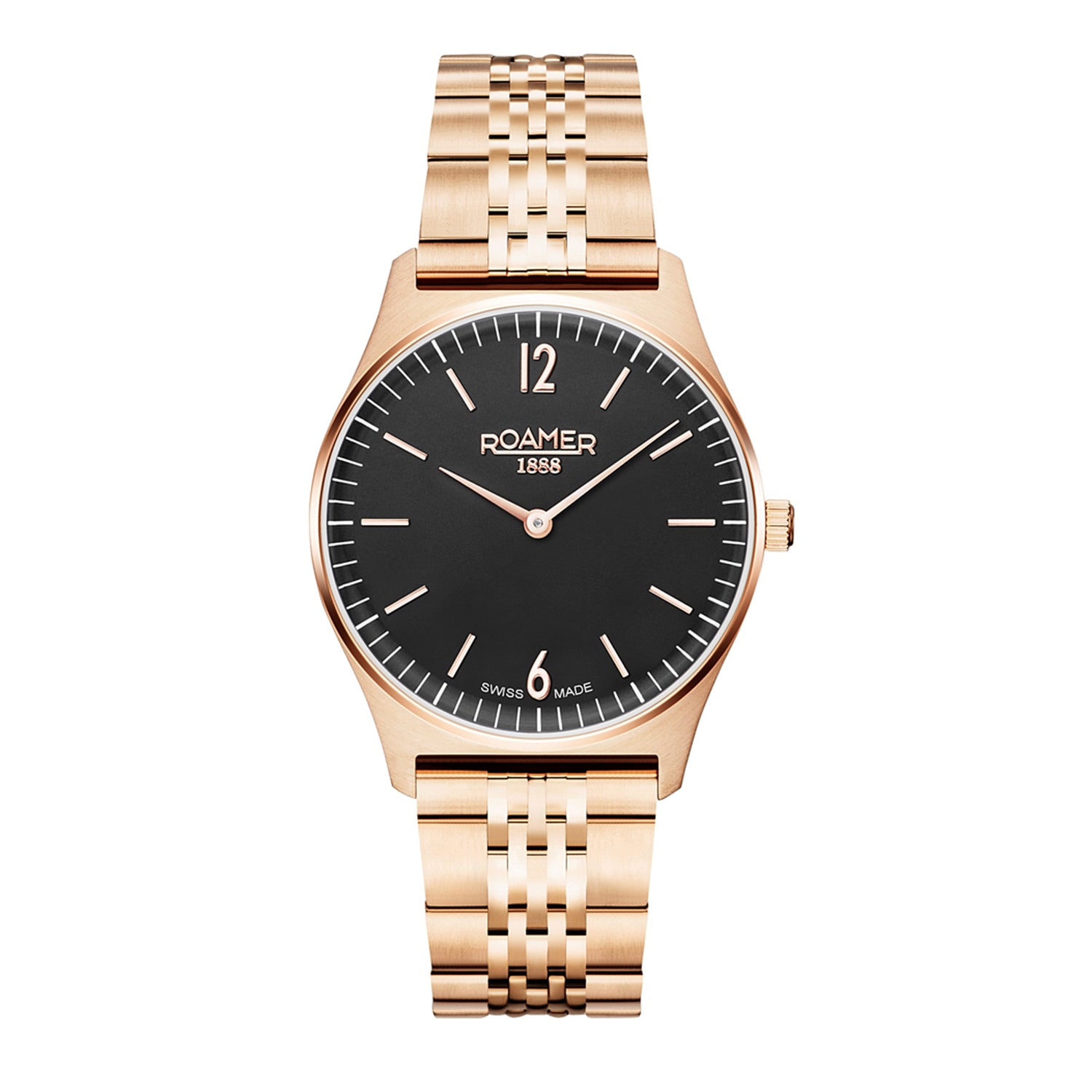 Roamer Elements Analog Black Round Dial Women's Watch - 650815 49 60 50