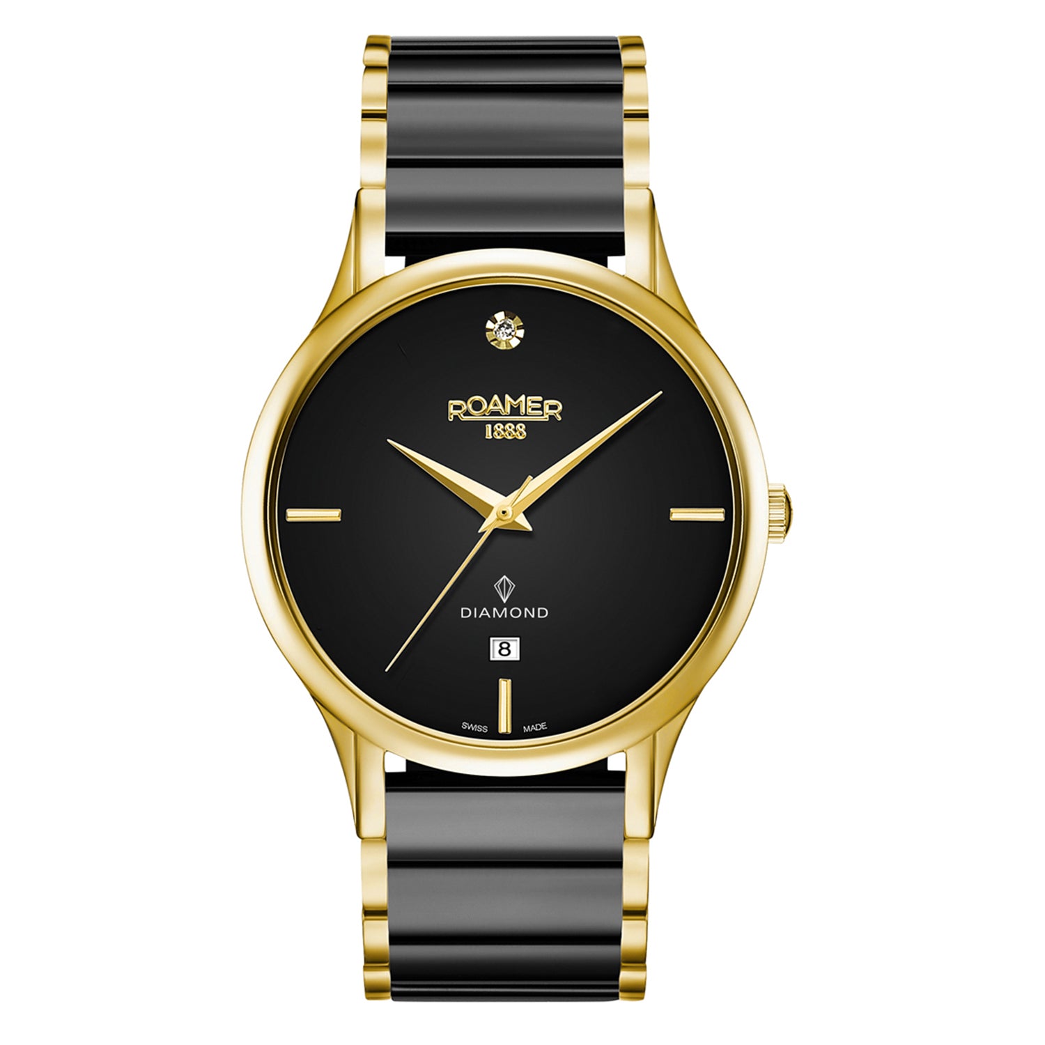 Roamer C-Line Gents DIA Analog Black Round Dial Men's Watch - 657833 48 59 60