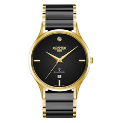 Roamer C-Line Gents DIA Analog Black Round Dial Men's Watch - 657833 48 59 60