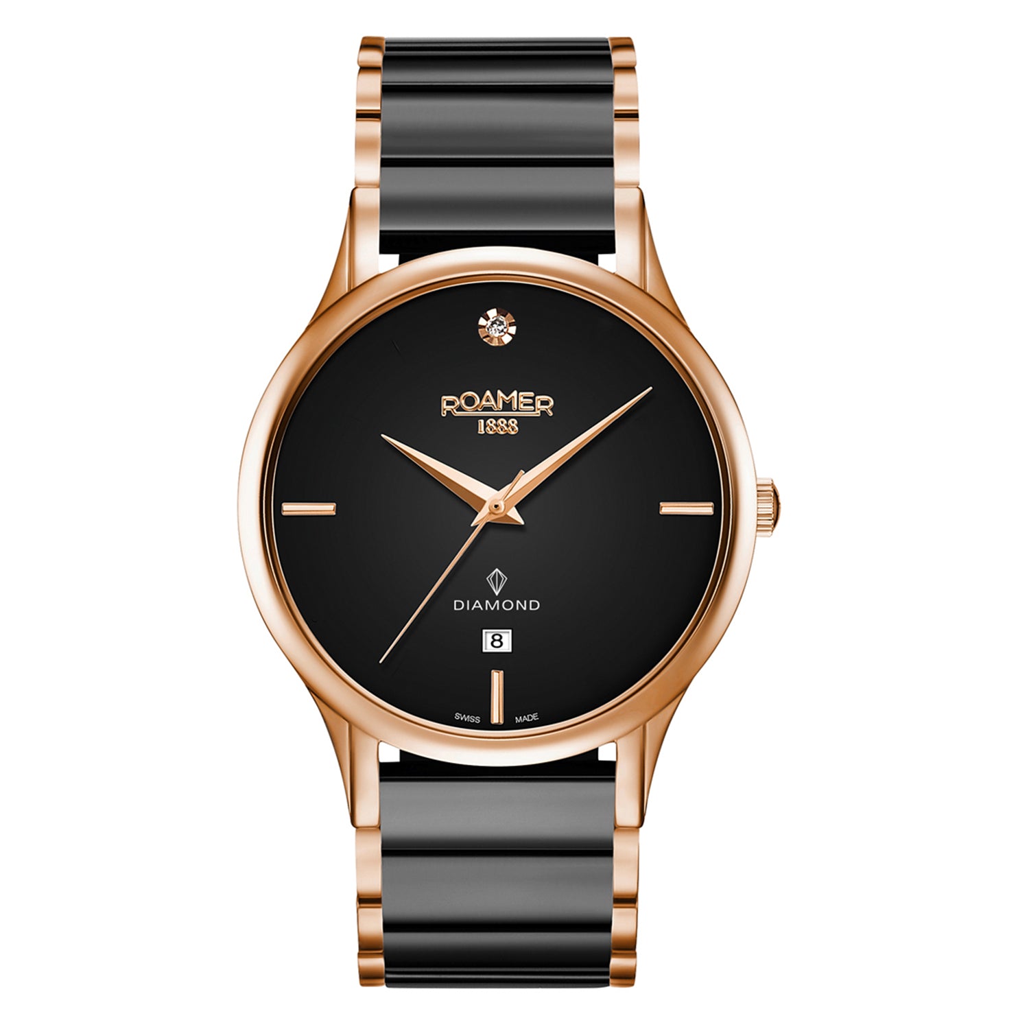 Roamer C-Line Gents DIA Analog Black Round Dial Men's Watch - 657833 49 59 60