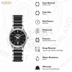 Roamer C-Line Ladies Quartz Women's Watch -  657844 41 55 60
