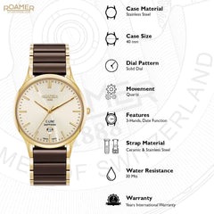 Roamer C-Line Quartz Men's Watch -  658833 48 35 63