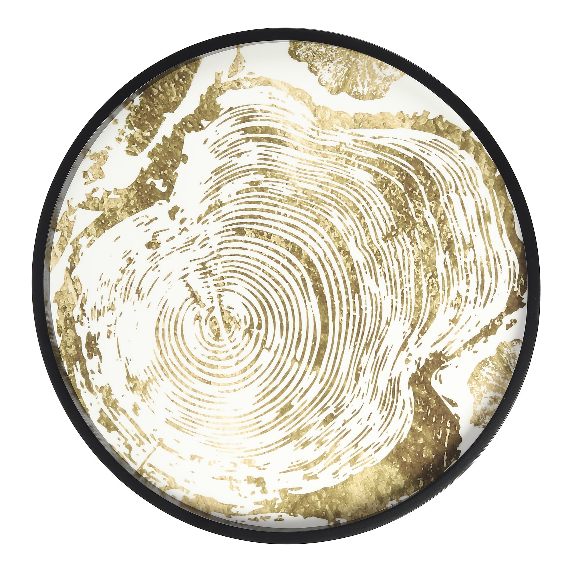 De Maison Decor Oakveil Black Table Large - White Gold 