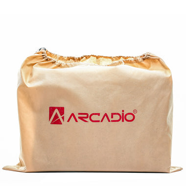 ARCADIO TOOMUCH Authentic Italian Leather Laptop Bag Backpack for Men & Women