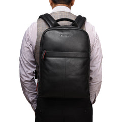 ARCADIO SIGNATURE Authentic Italian Leathert Laptop Bag Backpack for Men & Women