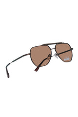 Jodykoes Legacy Metal Square Sunglasses – UV400 Polarized - JK-SG-669835-BROWN