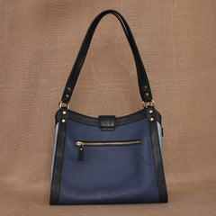 TAN LAD  Serena with Divider -Navy with Piegon with Charcoal