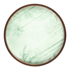 De Maison Decor The Grove wood Medium Side Table - Green