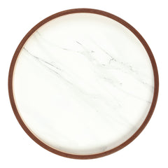 De Maison Decor Marwood Medium Round Side Table - White