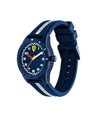 Scuderia Ferrari Red Rev Quartz Blue Round Dial Unisex Watch - 860019