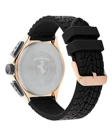 Scuderia Ferrari Race Day Multifunction Black Round Dial Men's Watch - 830861