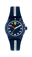 Scuderia Ferrari Red Rev Quartz Blue Round Dial Unisex Watch - 860019