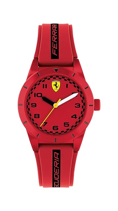 Scuderia Ferrari Red Rev Quartz Red Round Dial Unisex Watch - 860018