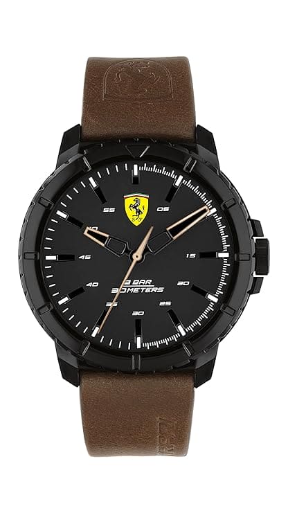 Scuderia Ferrari Forza Evo Quartz Black Round Dial Men's Watch - 830902