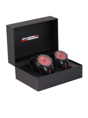 Scuderia Ferrari Redrev Quartz Red Round Dial Men's Watch - 870029