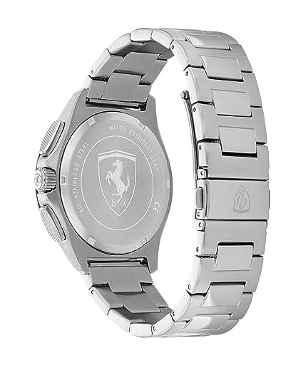 Scuderia Ferrari Pilota Evo Chronograph Grey Round Dial Men's Watch - 830881