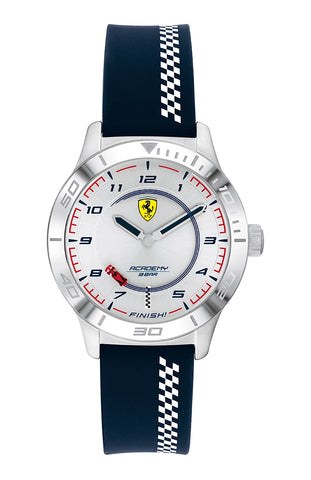 Scuderia Ferrari Academy Quartz White Round Dial Kid's Watch - 810029