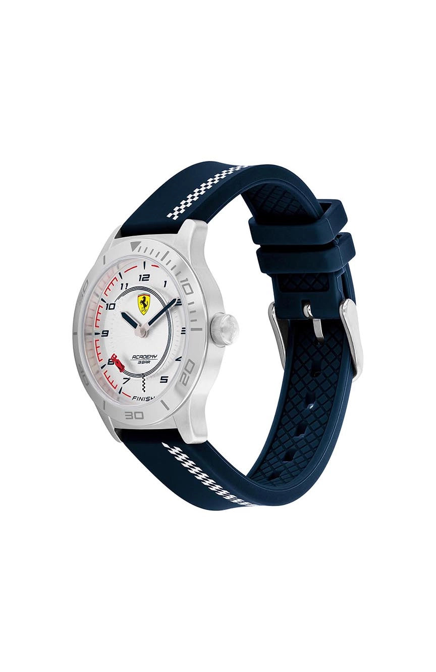Scuderia Ferrari Academy Quartz White Round Dial Kid's Watch - 810029