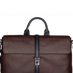 ARCADIO CHISWICK Authentic Italian Leather Laptop Bag/Office Bag/Messenger Bag for Men and Women. Fits Upto 16 inch Laptop.