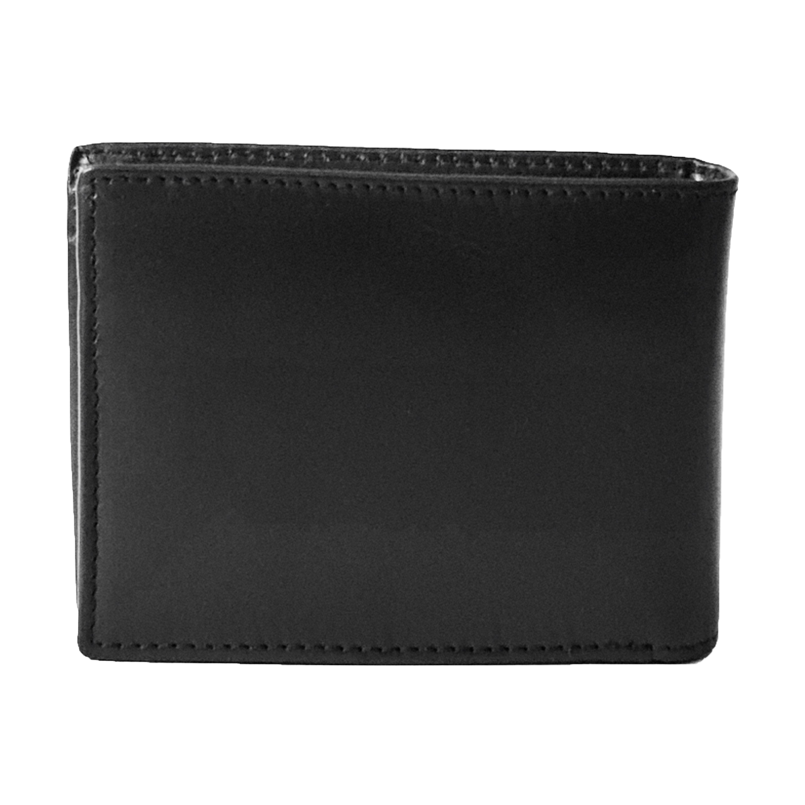 ARCADIO Men's Wallet Black Magic Bifold Plain Black Leather Wallet for Unique Birthday Anniversary Gift for Men Boy Love Husband Employees Clients