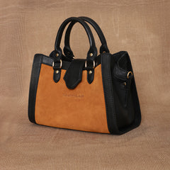 TAN LAD  Little Serena with Divider -  Hazel with Charcoal