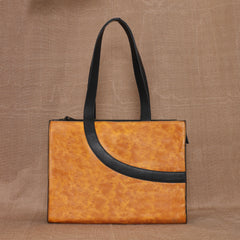 TAN LAD  Wide Monica - Butterscotch Crunch with Charcoal