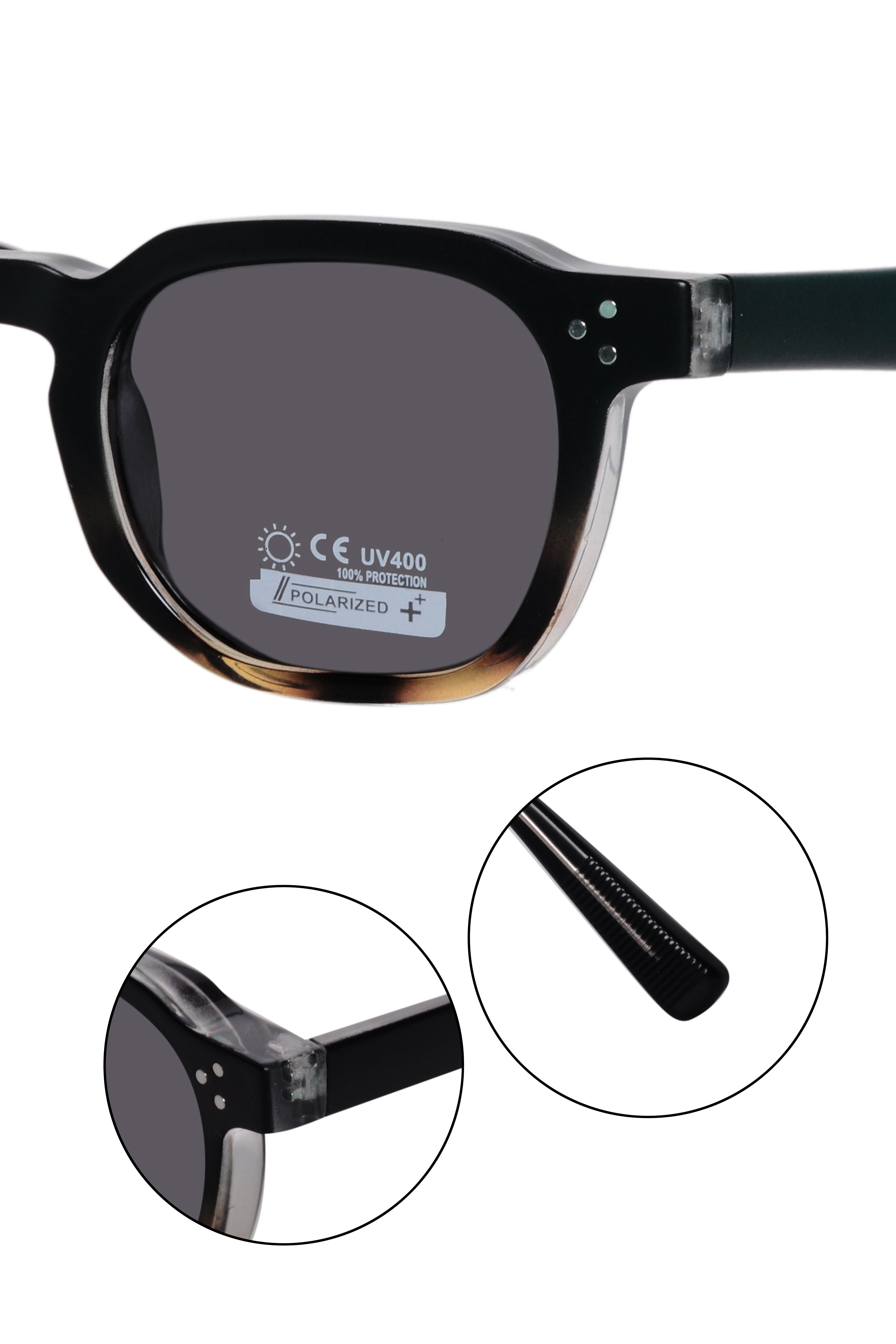 Jodykoes Legacy Hexagonal Sunglasses – UV400 Polarized - JK-SG-66502-C3