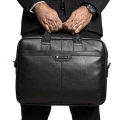 ARCADIO ALL ROUNDER Authentic Italian Leather Laptop Bag/Office Bag/Messenger Bag for Men and Women. Fits Upto 16 inch Laptop.