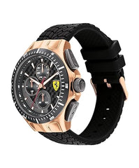 Scuderia Ferrari Race Day Multifunction Black Round Dial Men's Watch - 830861