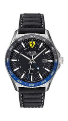 Scuderia Ferrari Pilota Evo Quartz Black Round Dial Men's Watch - 830775