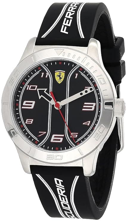 Scuderia Ferrari Academy Quartz Black Round Dial Kid's Watch - 810024