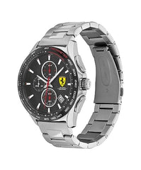 Scuderia Ferrari Pilota Evo Chronograph Grey Round Dial Men's Watch - 830881