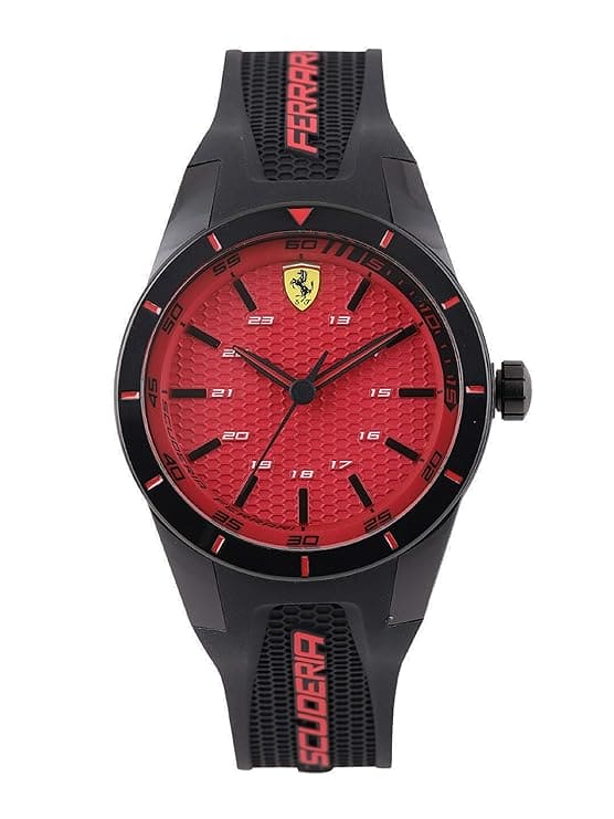 Scuderia Ferrari Redrev Quartz Red Round Dial Men's Watch - 870029
