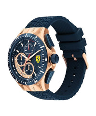 Scuderia Ferrari Race Day Multifunction Blue Round Dial Men's Watch - 830859