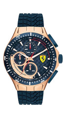 Scuderia Ferrari Race Day Multifunction Blue Round Dial Men's Watch - 830859