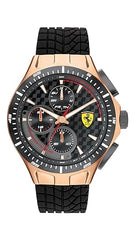 Scuderia Ferrari Race Day Multifunction Black Round Dial Men's Watch - 830861