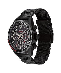 Scuderia Ferrari Pilota Evo Chronograph Black Round Dial Men's Watch - 830827