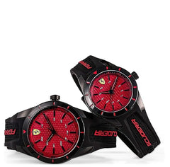 Scuderia Ferrari Redrev Quartz Red Round Dial Men's Watch - 870029